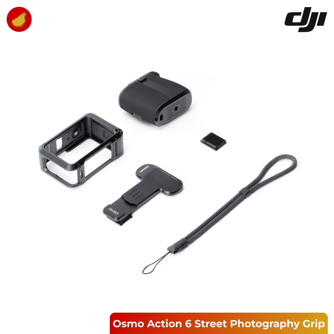 DJI Osmo Action 6 Street Photography Grip Accessory Kit