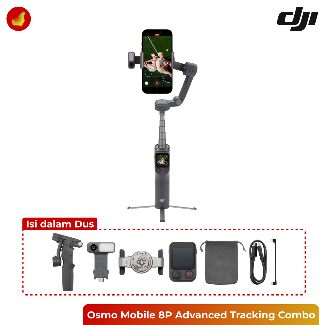 DJI Osmo Mobile 8P Advanced Tracking Combo
