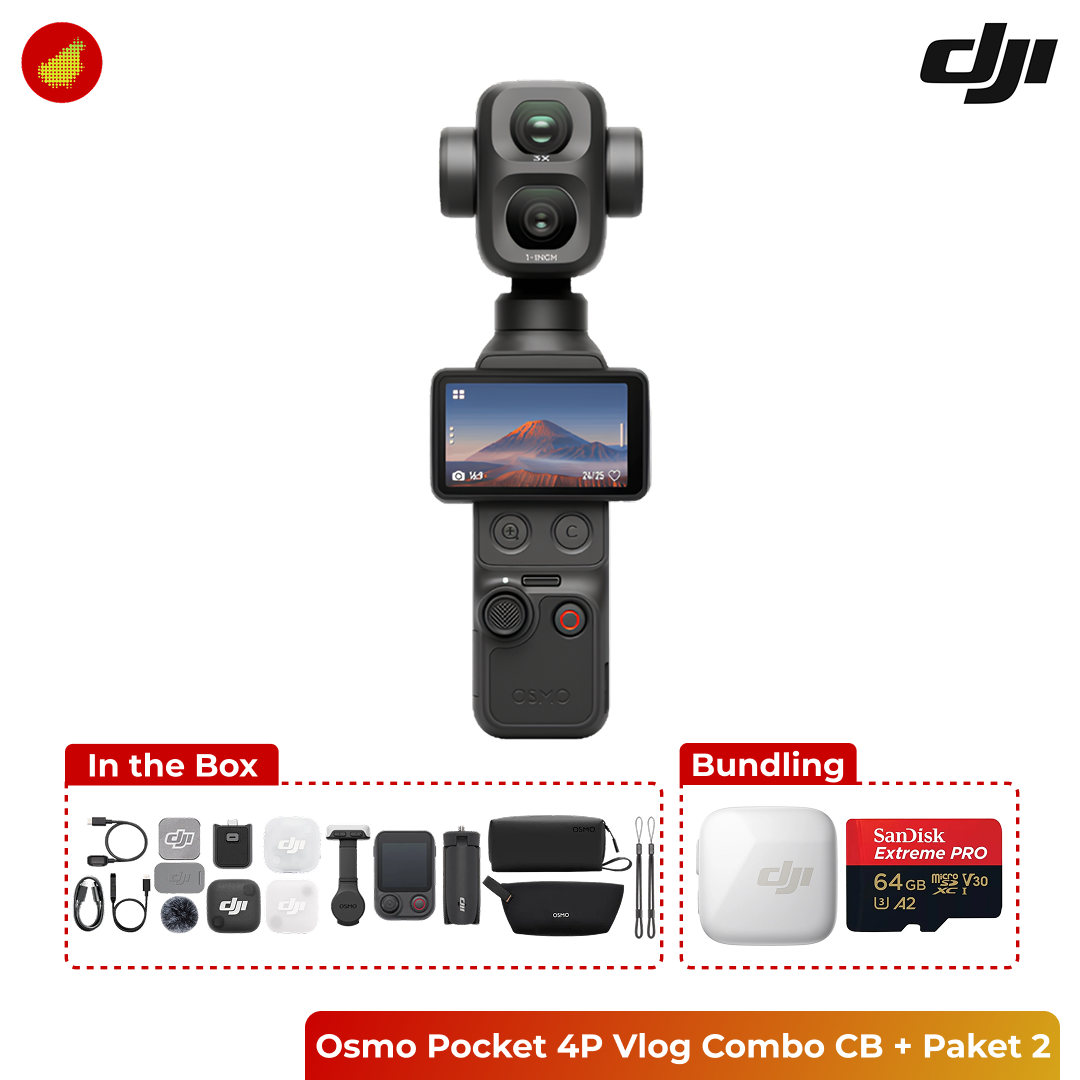 DJI Osmo Pocket 4P Vlog Combo