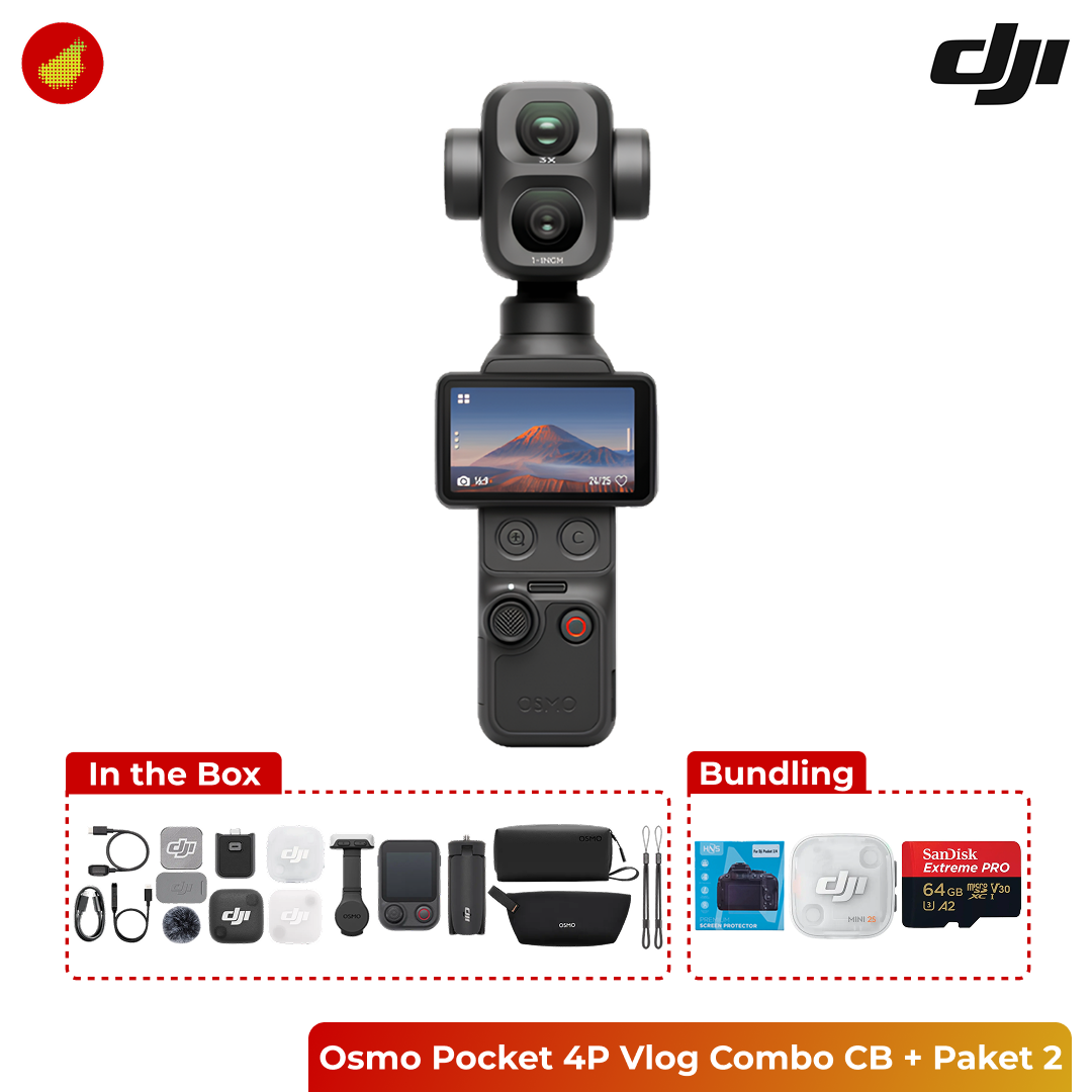 DJI Osmo Pocket 4P Vlog Combo