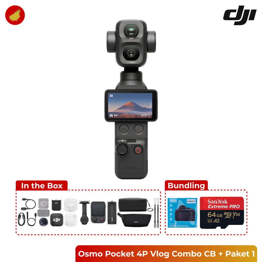 DJI Osmo Pocket 4P Vlog Combo