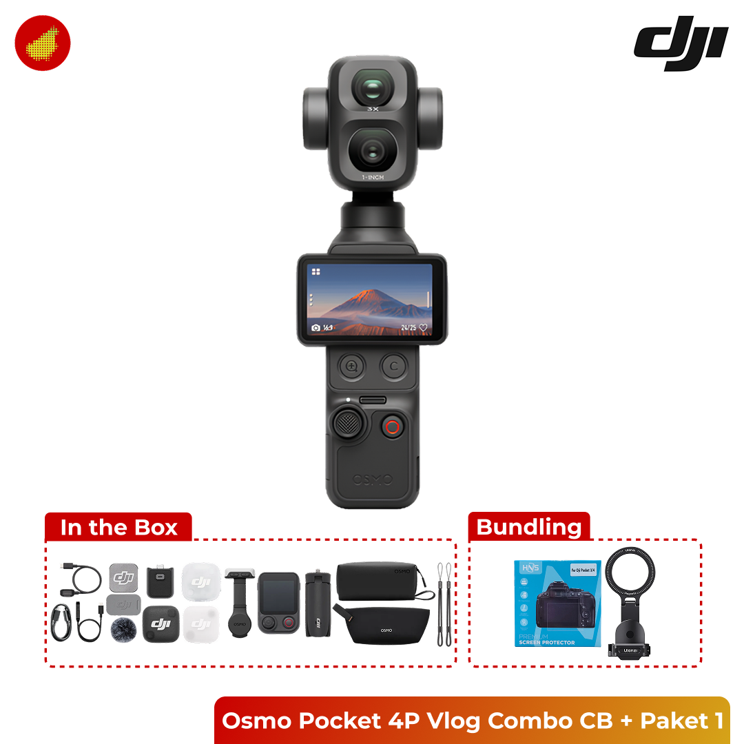 DJI Osmo Pocket 4P Vlog Combo