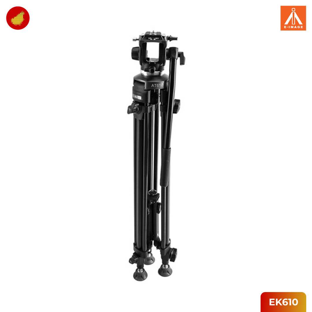 E-Image EK610 Tripod Kit with Fluid Head