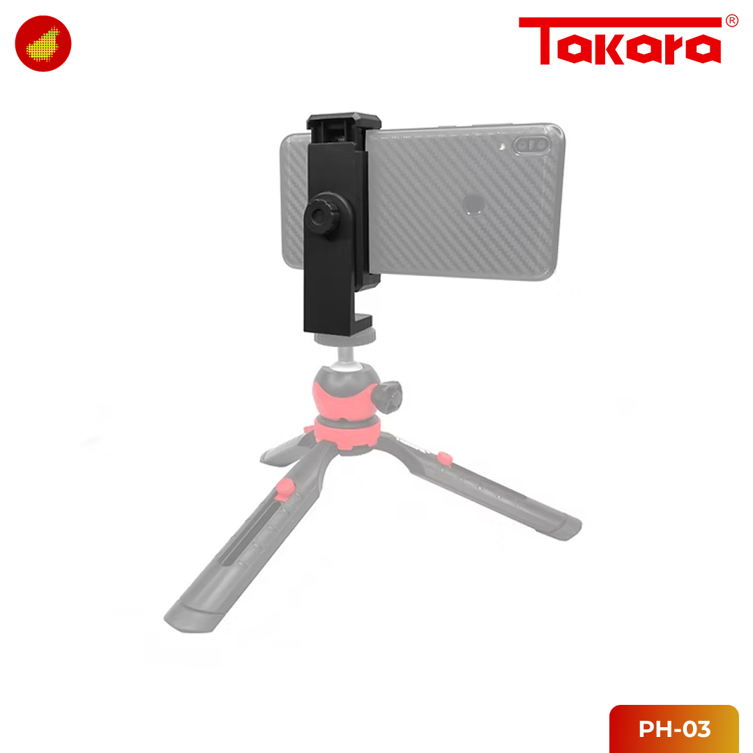 Takara PH-03 Mobile Phone Holder U Holder HP with Cold Shoe