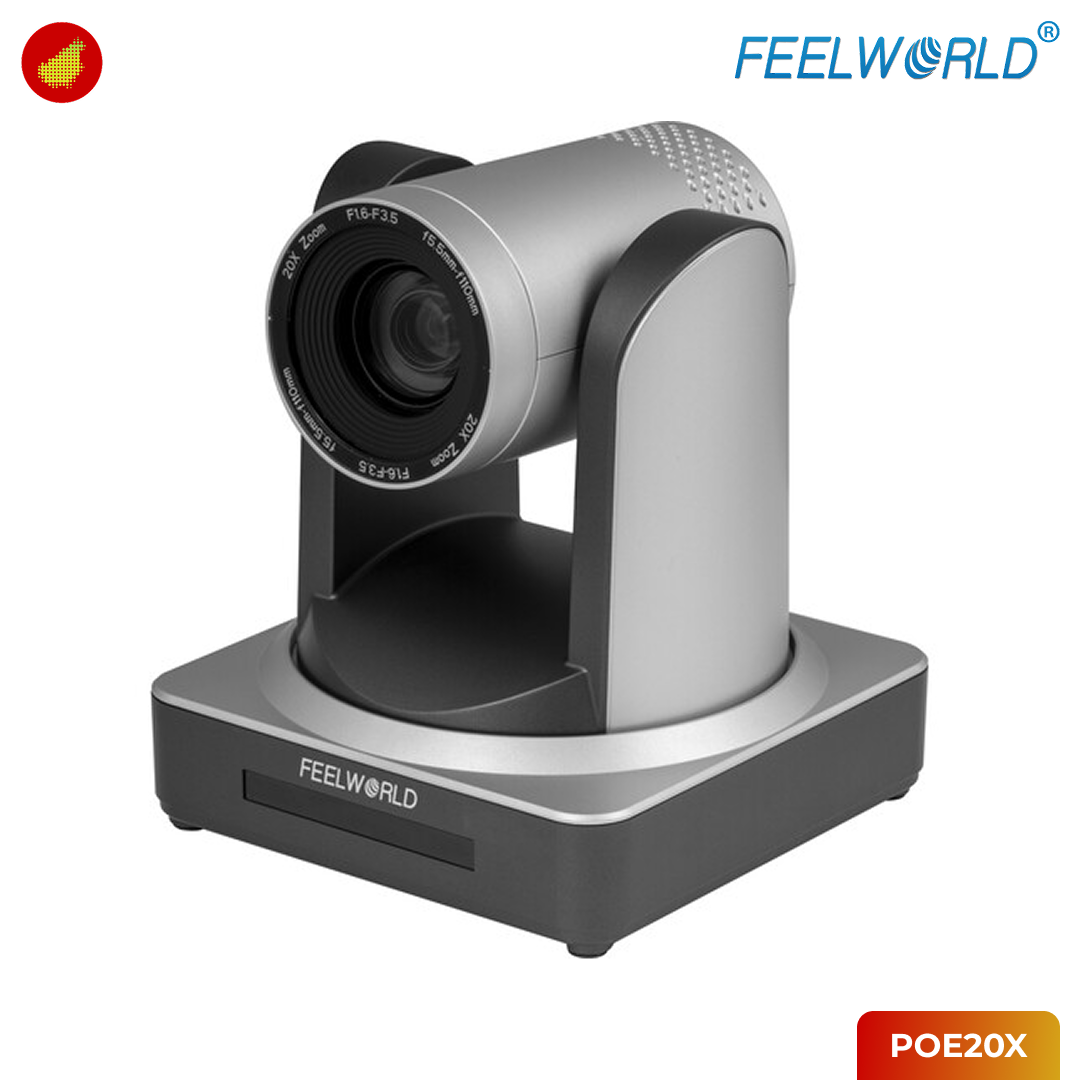 FeelWorld POE20X SDI HDMI PoE PTZ Streaming Camera with 20x Optical Zoom