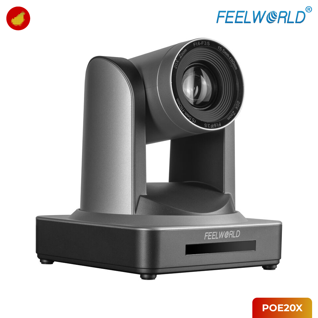 FeelWorld POE20X SDI HDMI PoE PTZ Streaming Camera with 20x Optical Zoom