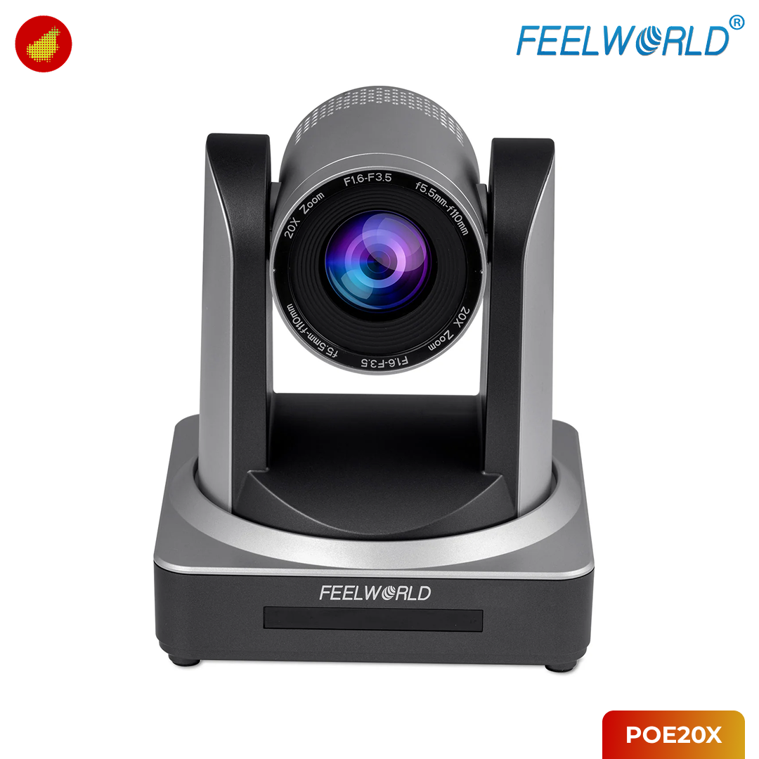 FeelWorld POE20X SDI HDMI PoE PTZ Streaming Camera with 20x Optical Zoom