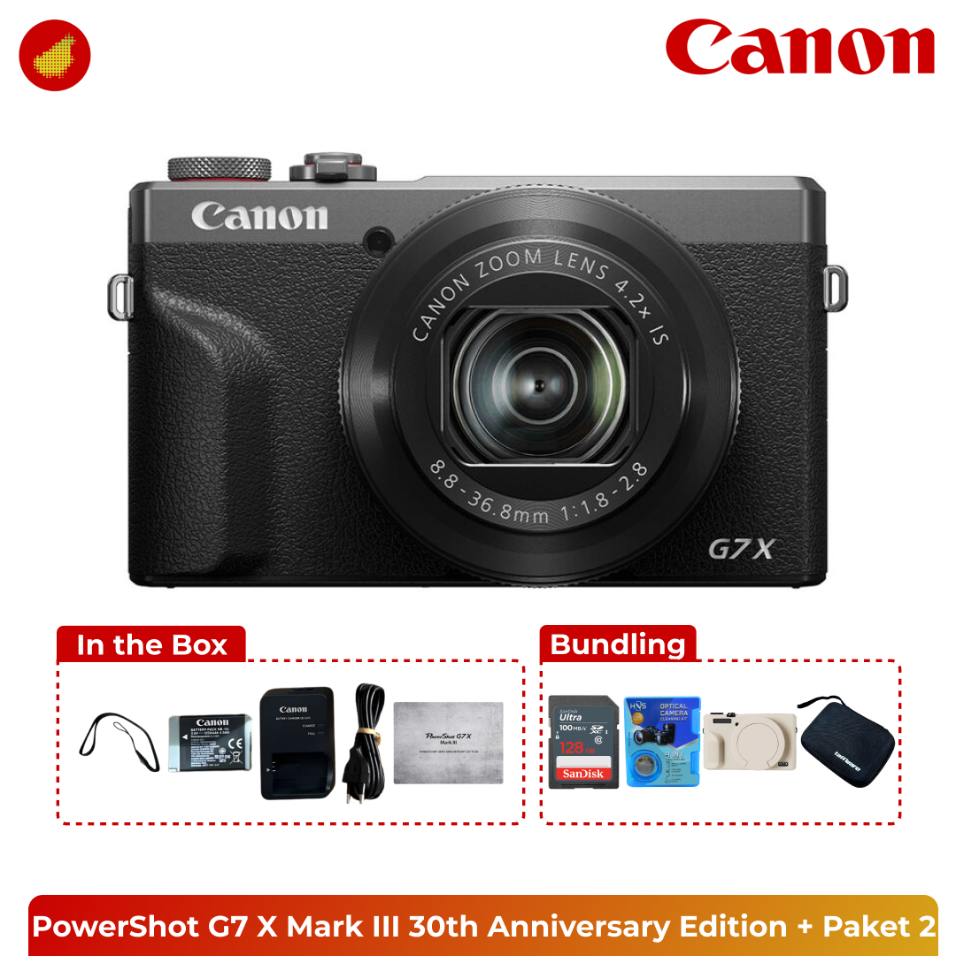 Canon PowerShot G7 X Mark III 30th Anniversary Edition
