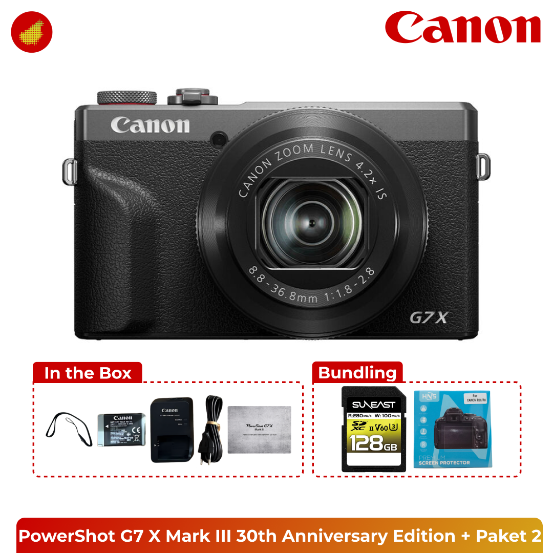 Canon PowerShot G7 X Mark III 30th Anniversary Edition