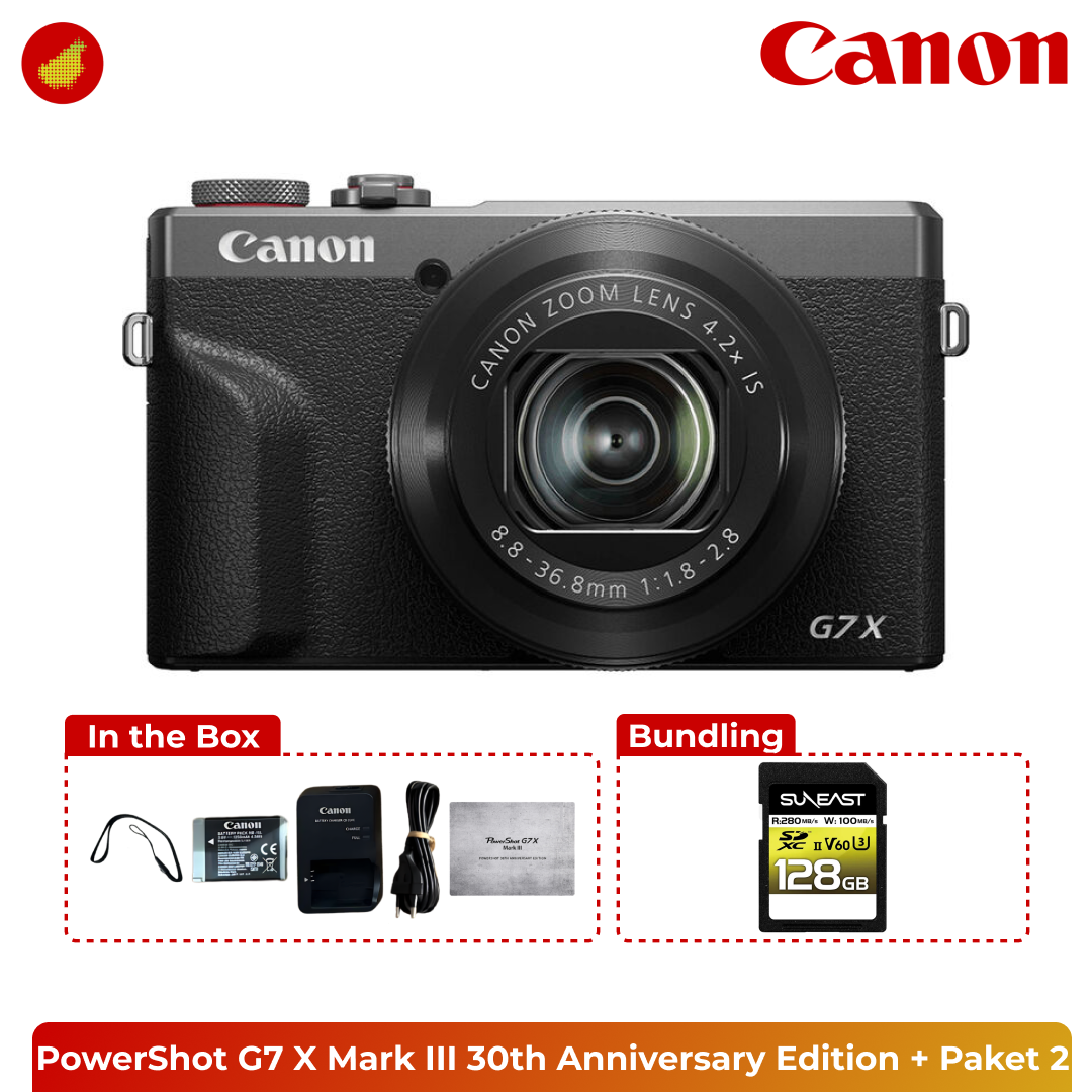 Canon PowerShot G7 X Mark III 30th Anniversary Edition