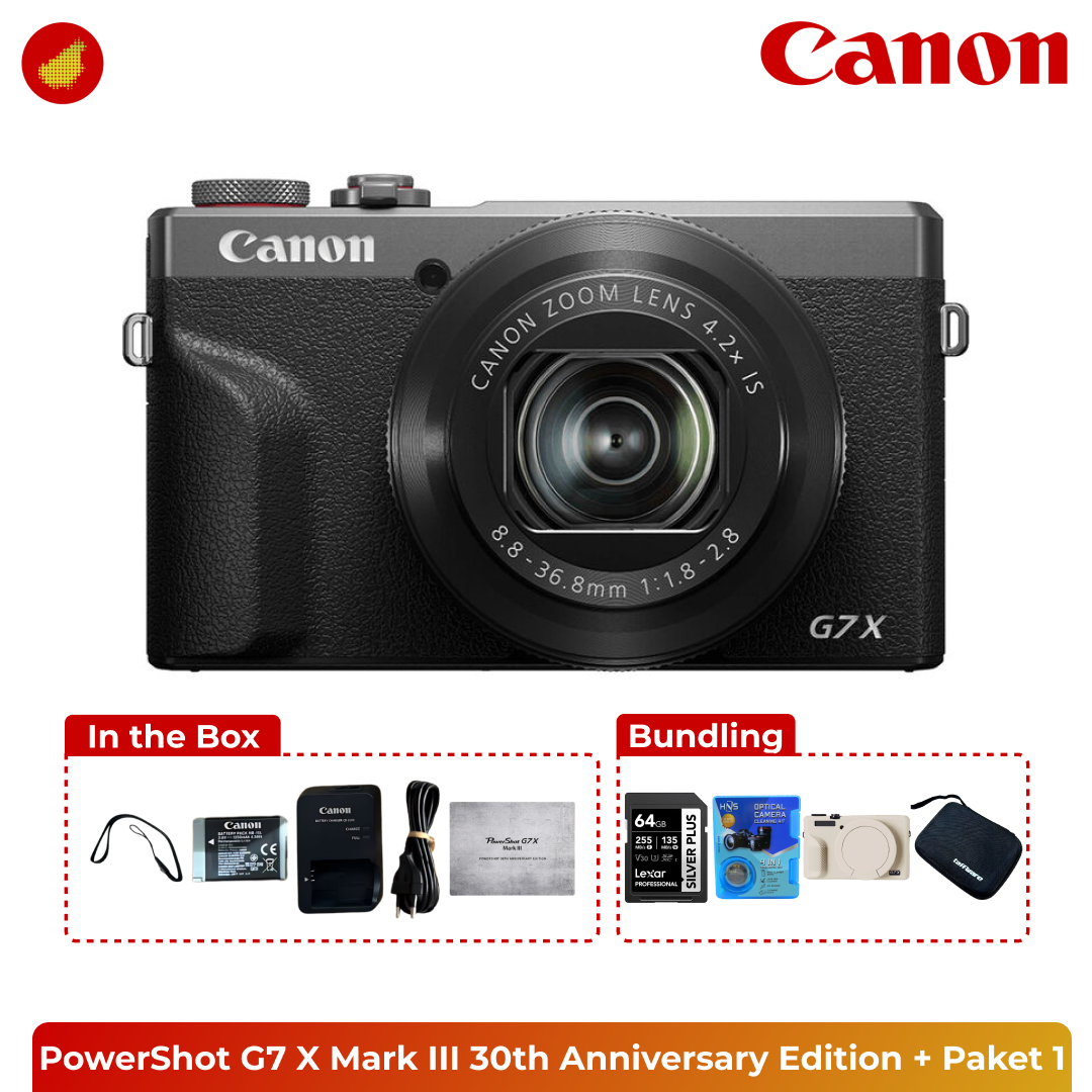 Canon PowerShot G7 X Mark III 30th Anniversary Edition