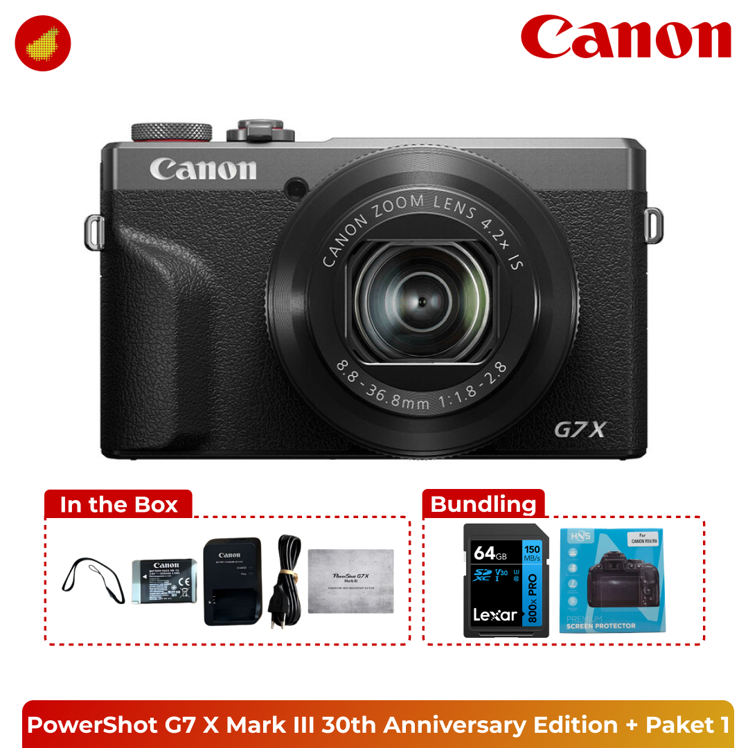 Canon PowerShot G7 X Mark III 30th Anniversary Edition