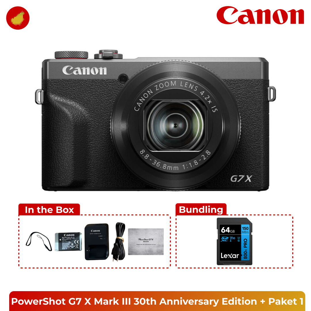 Canon PowerShot G7 X Mark III 30th Anniversary Edition