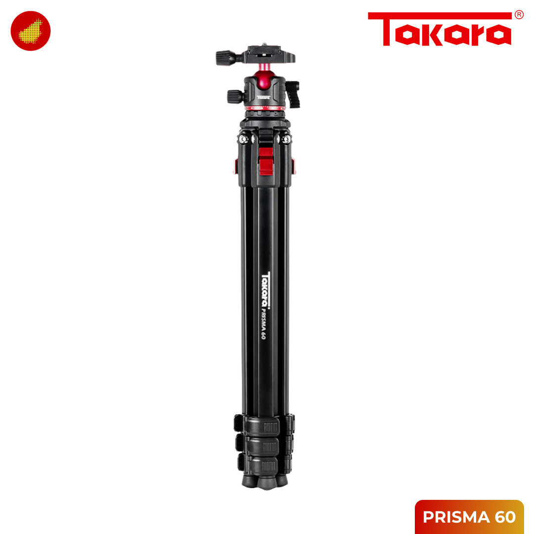 Takara PRISMA 60 Compact Traveller Tripod for Camera & Smartphone