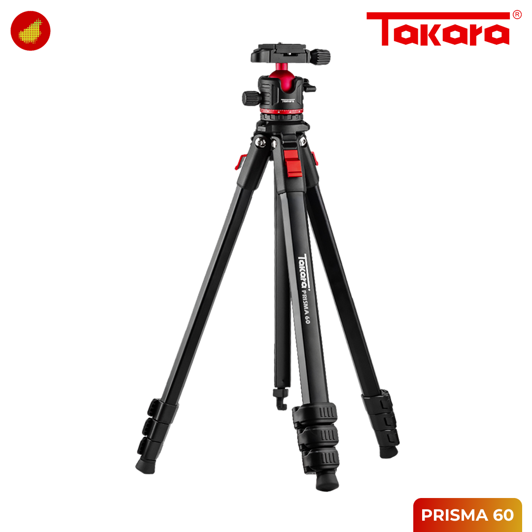Takara PRISMA 60 Compact Traveller Tripod for Camera & Smartphone