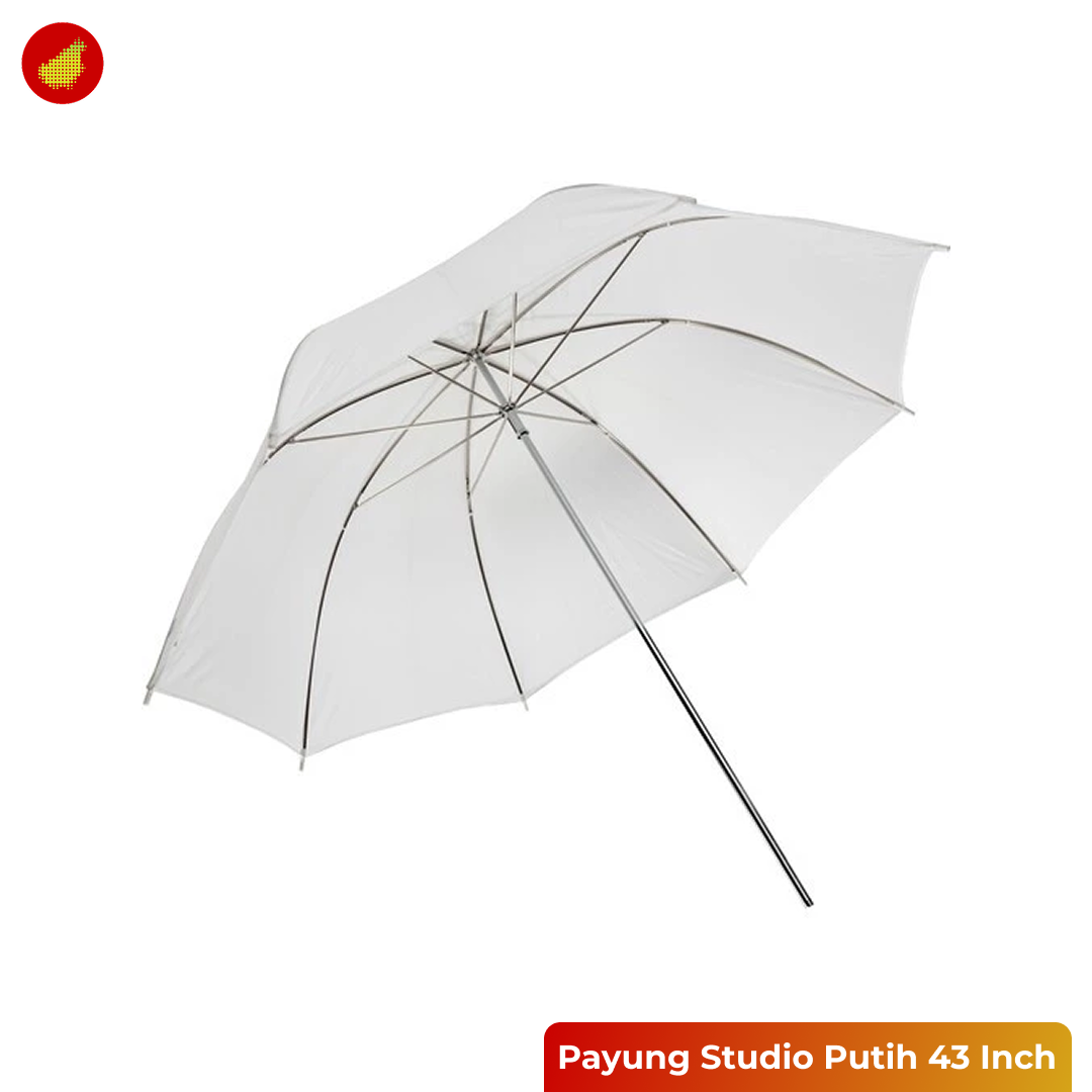 Payung Studio Putih - 33 Inch | 43 Inch