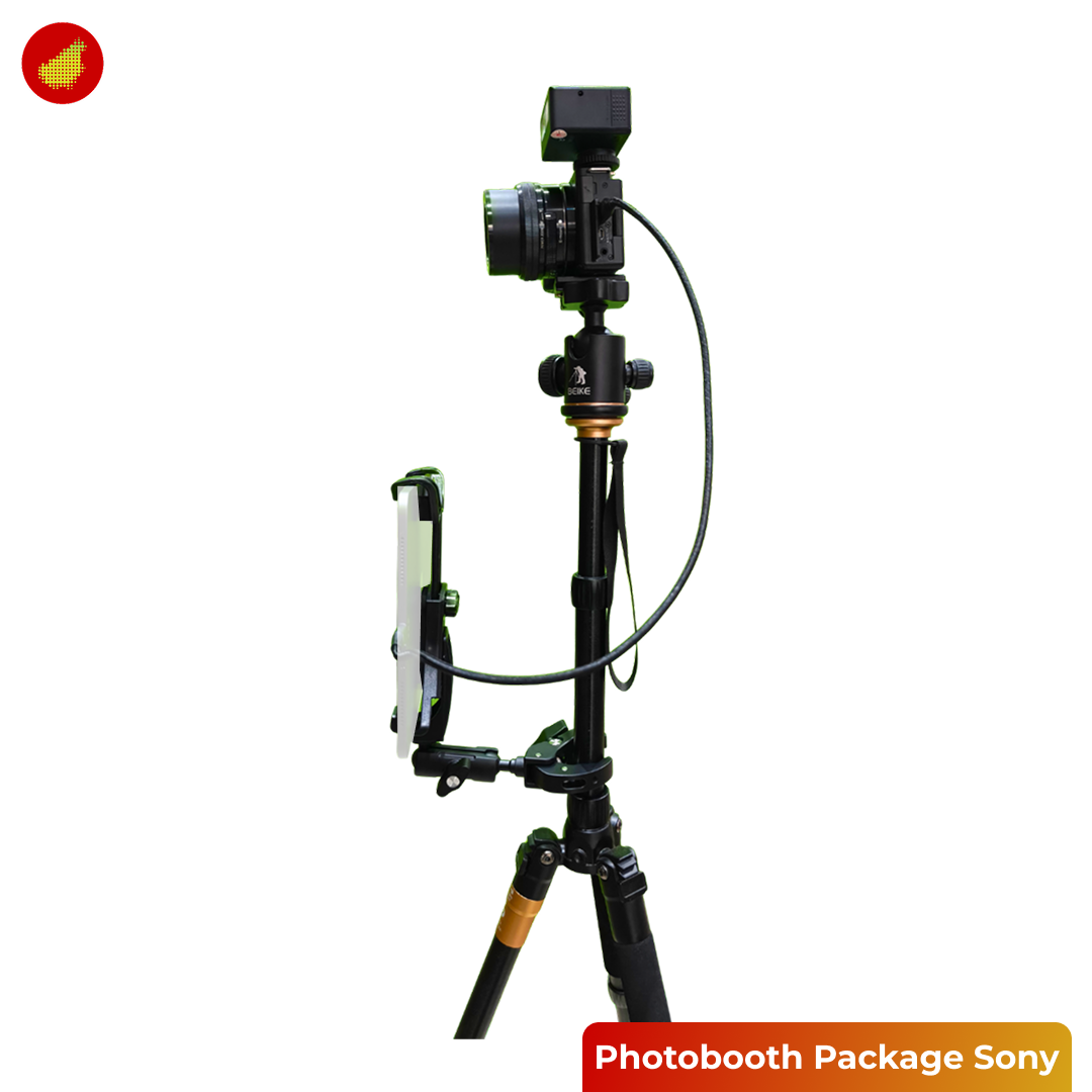 Photobooth Package with Canon / Sony Camera + Tripod + Flash - Canon EOS R100 Kit | Canon EOS R50 Kit | Sony ZV-E10 Kit