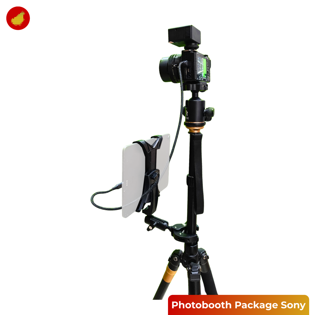 Photobooth Package with Canon / Sony Camera + Tripod + Flash - Canon EOS R100 Kit | Canon EOS R50 Kit | Sony ZV-E10 Kit