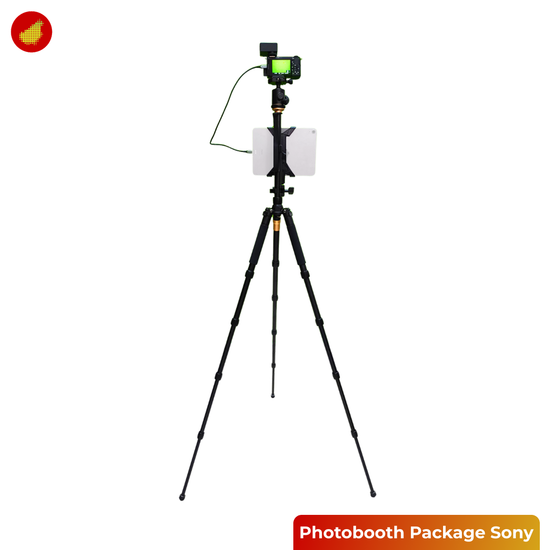 Photobooth Package with Canon / Sony Camera + Tripod + Flash - Canon EOS R100 Kit | Canon EOS R50 Kit | Sony ZV-E10 Kit