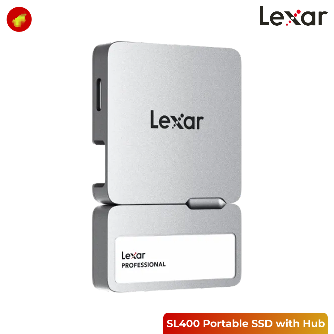 Lexar Professional Go SL400 Portable SSD 1050MB/s with Hub - 1 TB | 2 TB