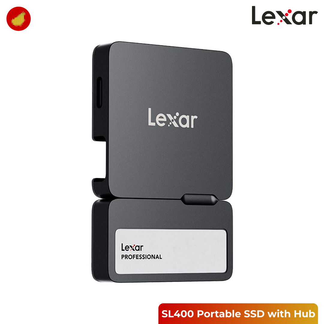 Lexar Professional Go SL400 Portable SSD 1050MB/s with Hub - 1 TB | 2 TB