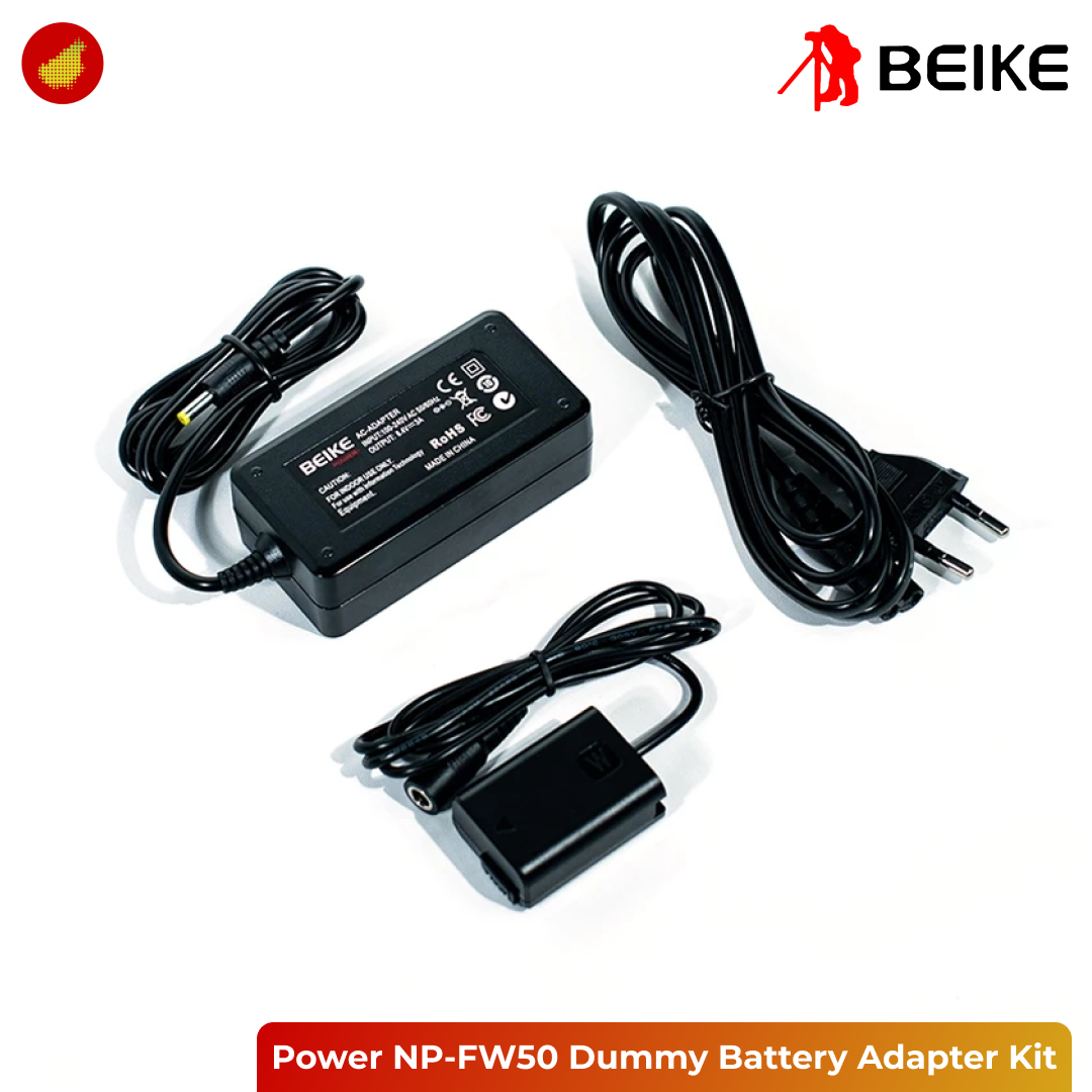 Beike Power NP-FW50 Dummy Battery Adapter Kit