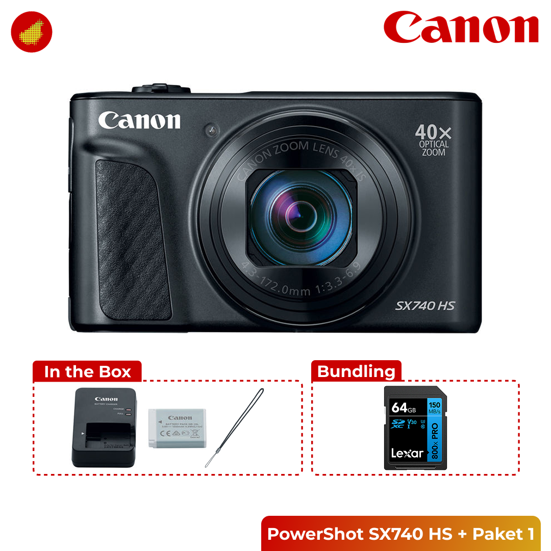 Canon PowerShot SX740 HS Digital Camera