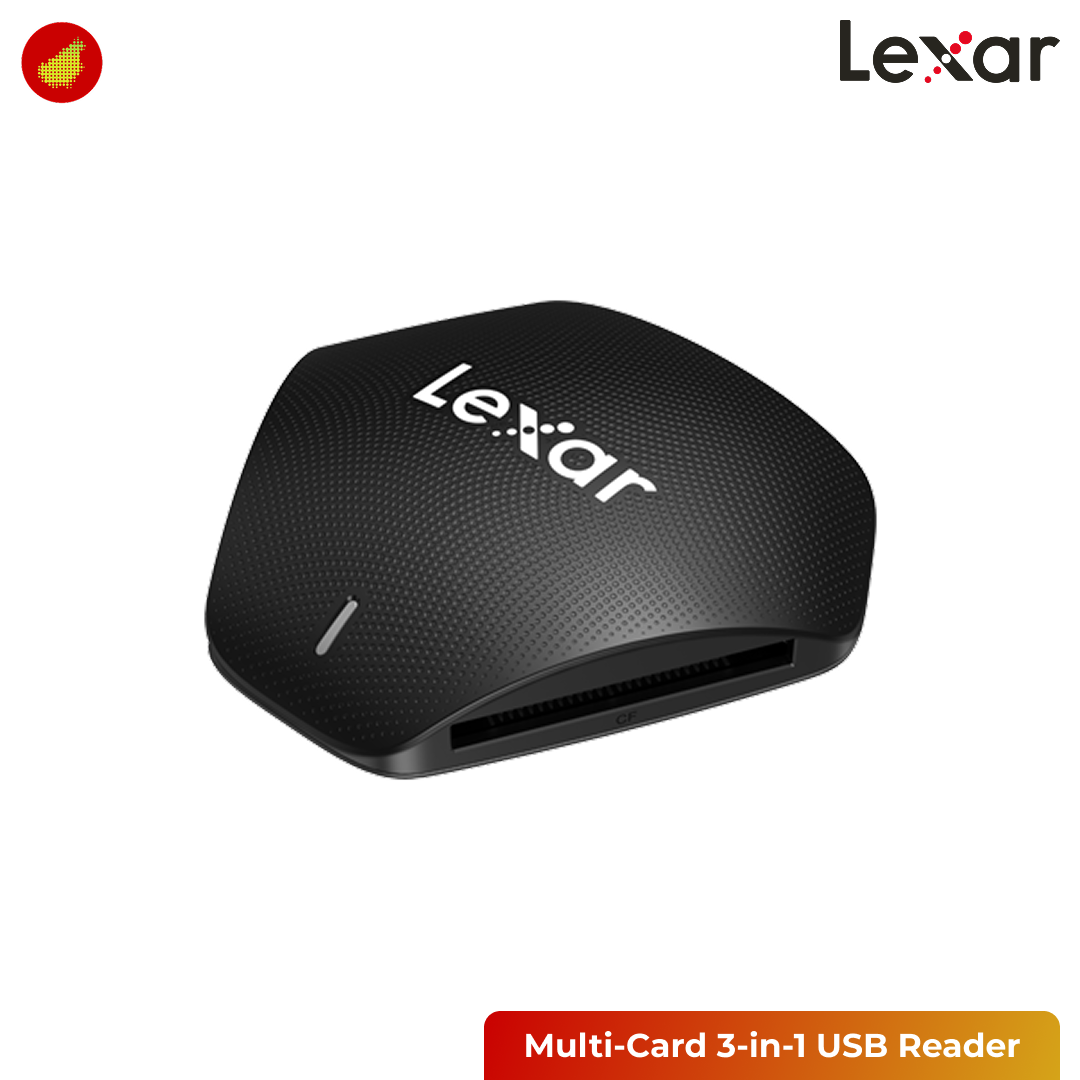 Lexar Professional Multi-Card 3-in-1 USB 3.1 Card Reader