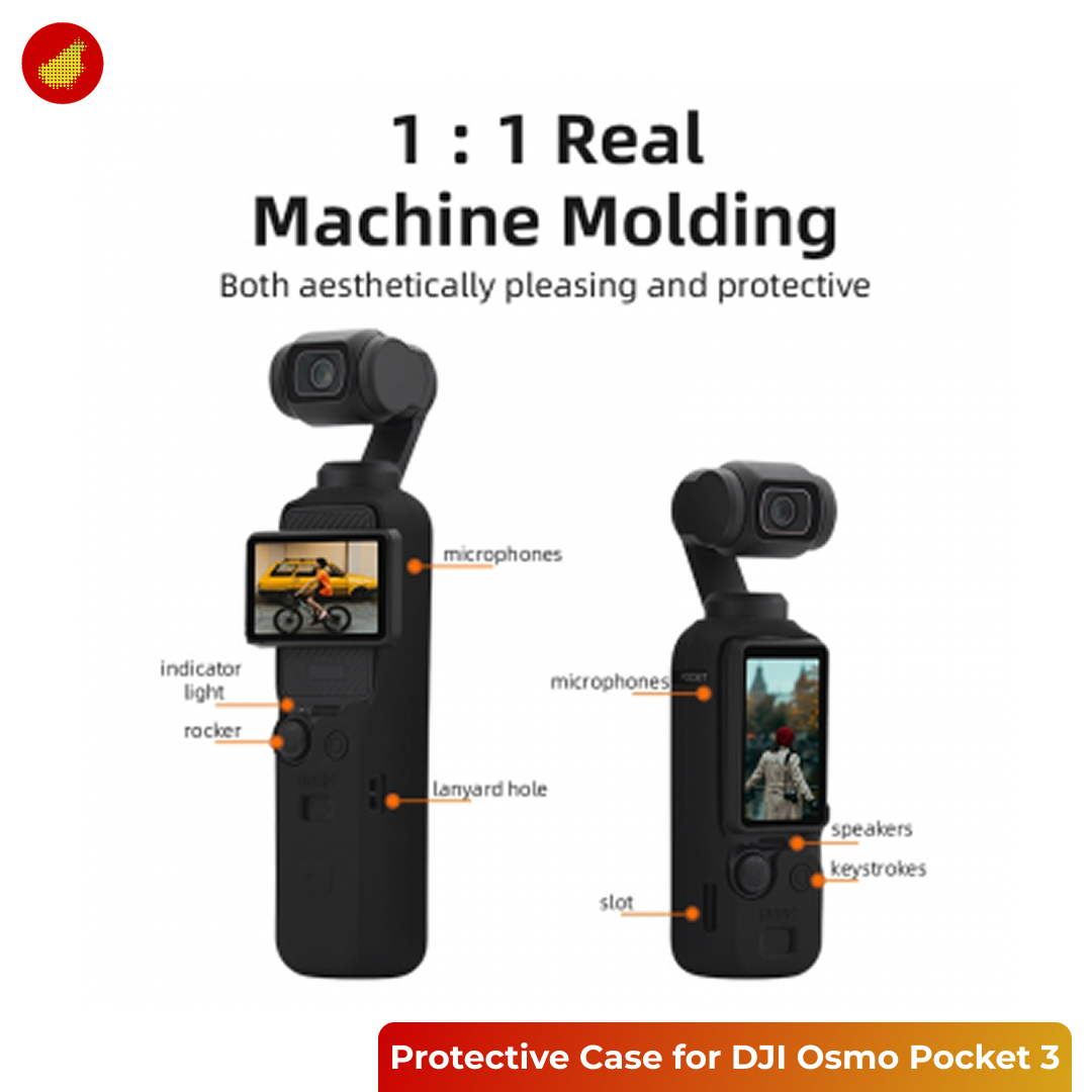 BRDRC Silicone Protective Case for DJI Osmo Pocket 3 - SD3S