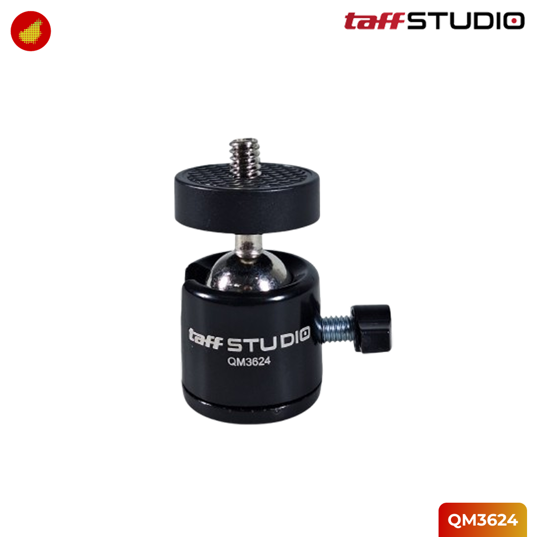 TaffSTUDIO QM3624 Mini Ball Head 360 Swivel