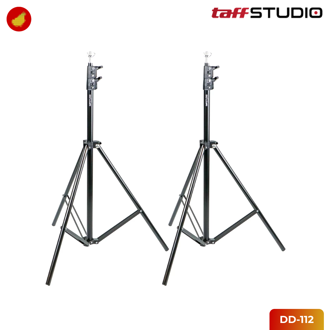TaffSTUDIO Tripod T-Shape Bracket Stand Background 280 x 300 cm