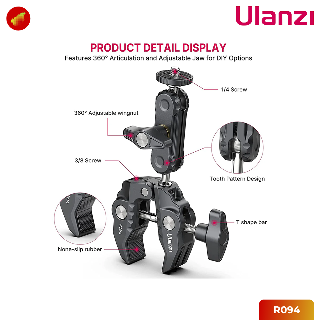 Ulanzi R094 multi-Functional Super Clamp