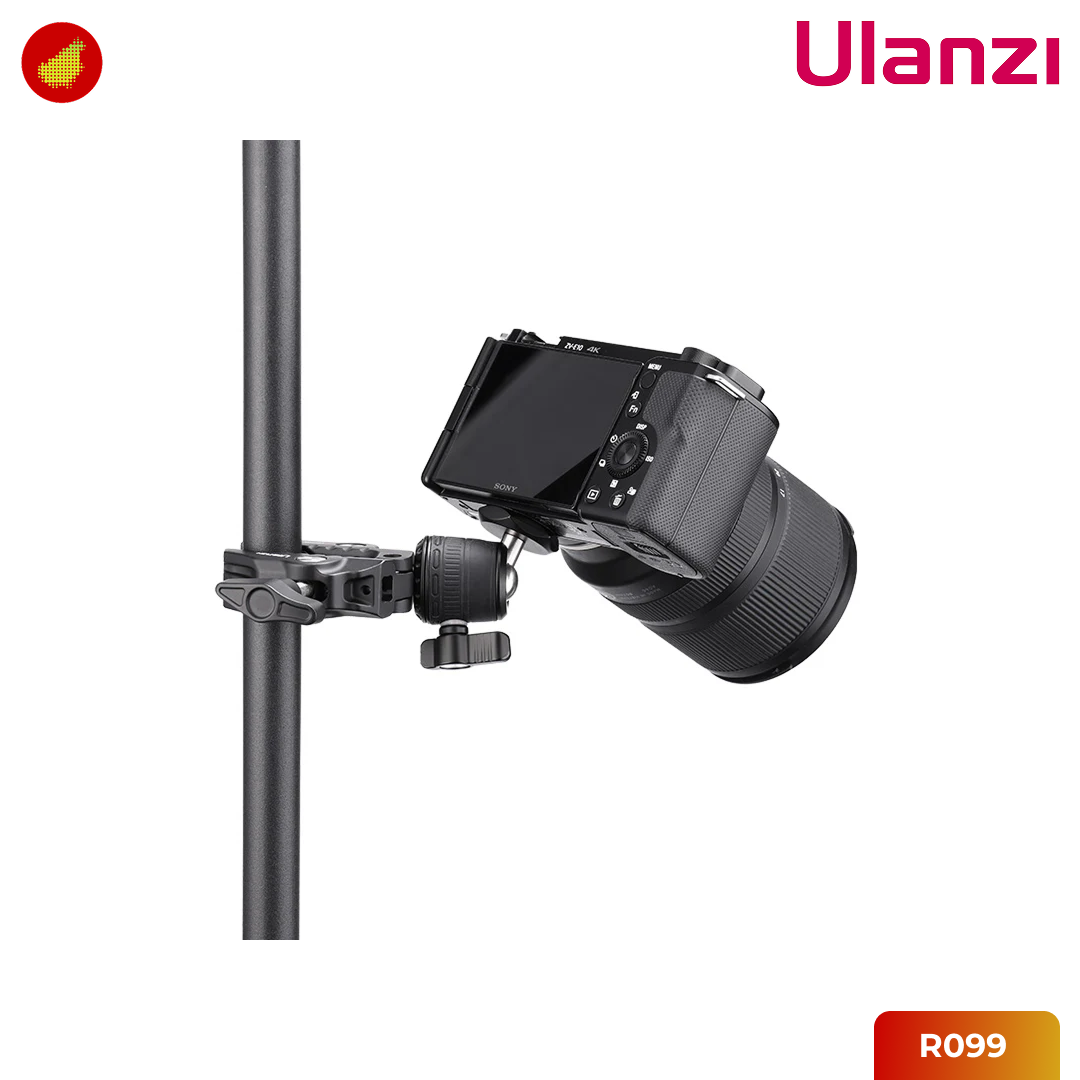 Ulanzi R099 Clamp Mount with Mini Ball Head