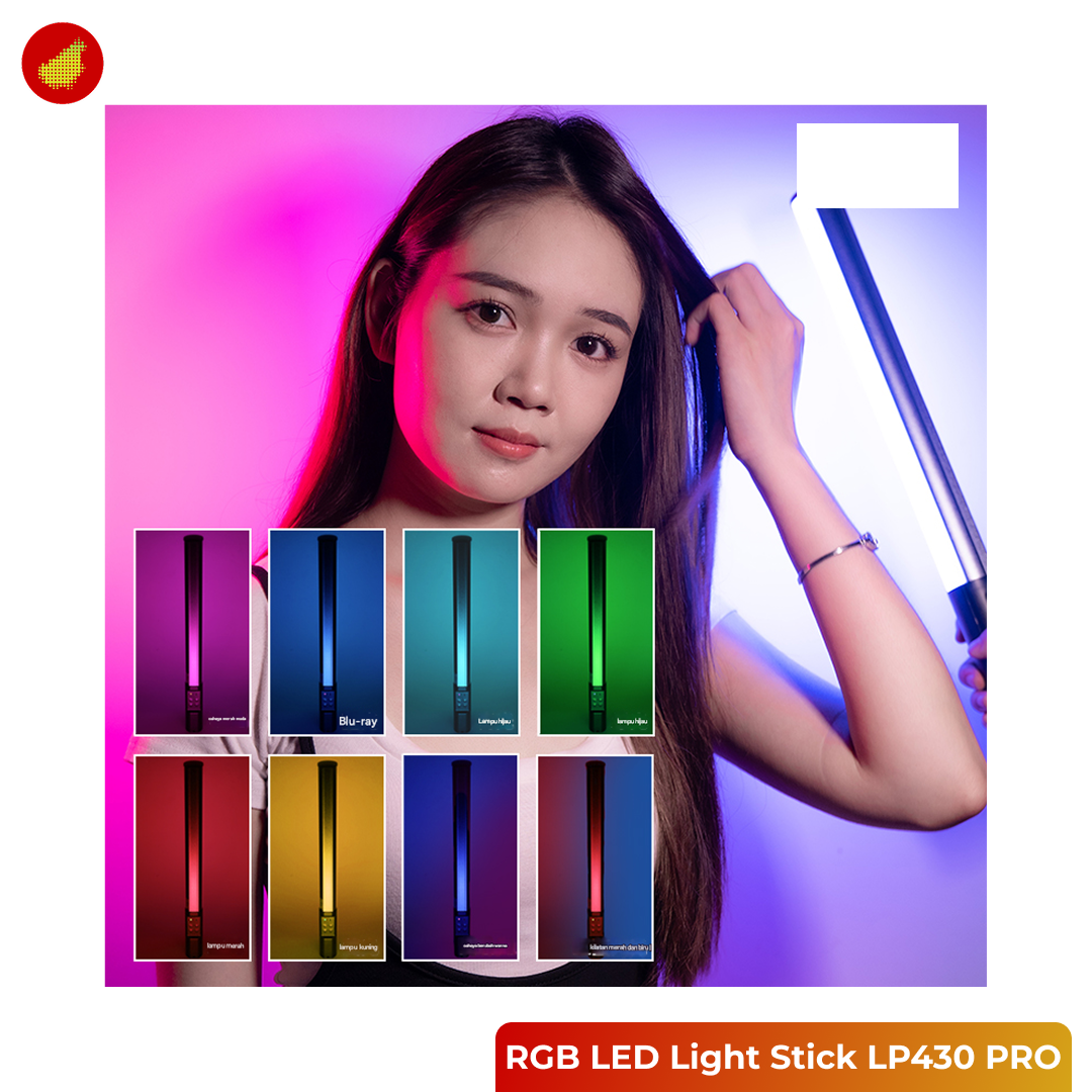 LIYADI RGB LED Studio Tube Light Stick - LP430 PRO