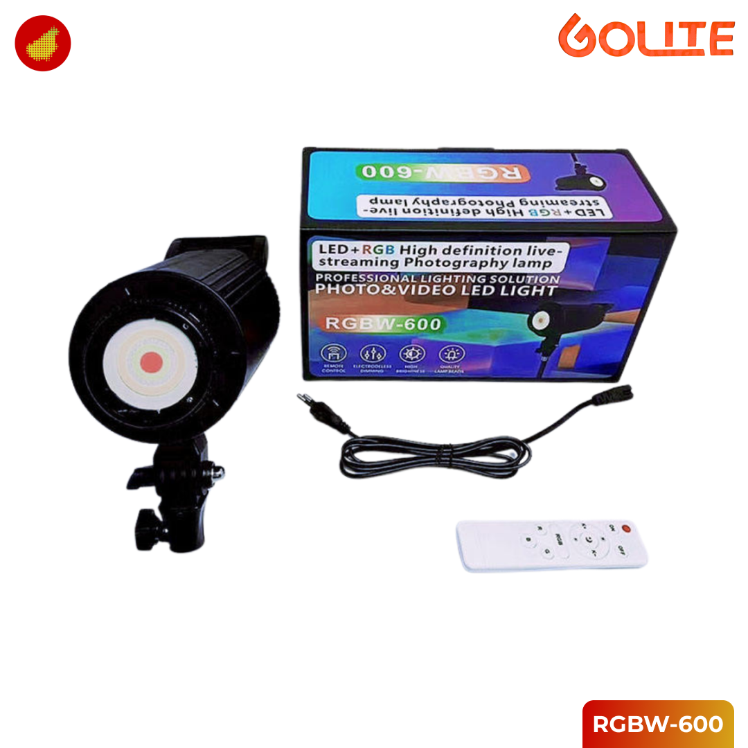 GOLITE RGBW-600 COB Photography Light LED RGB 100W