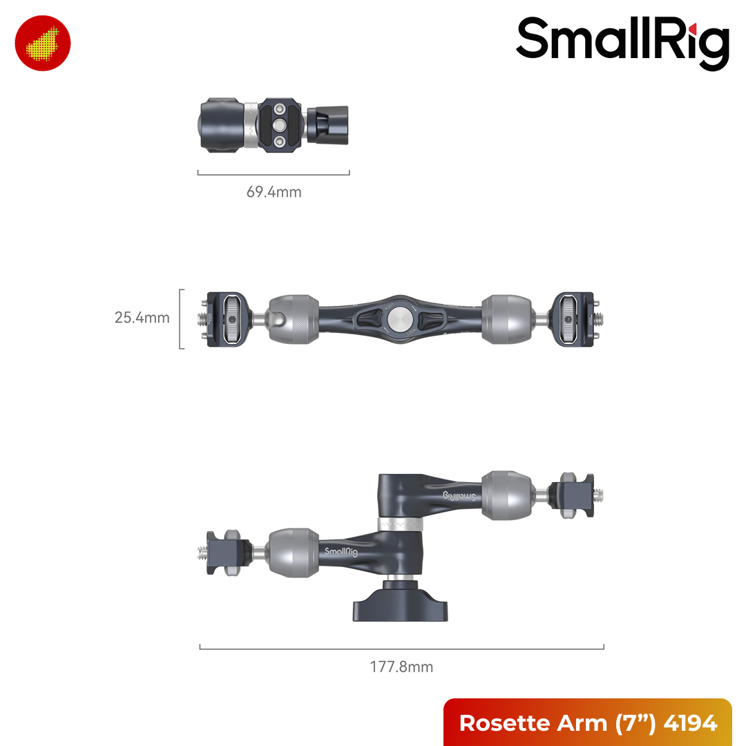 SmallRig Rosette Arm (7”)
