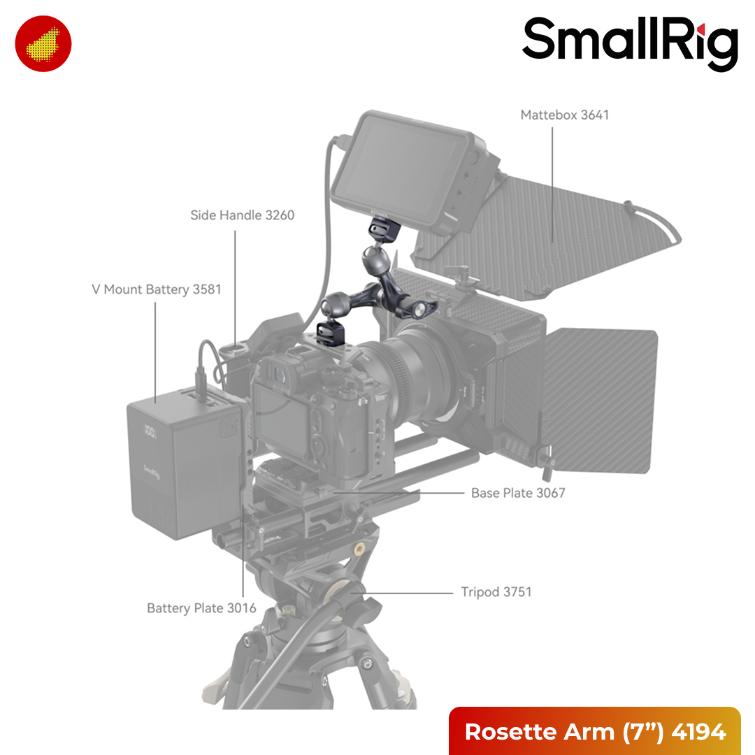 SmallRig Rosette Arm (7”)