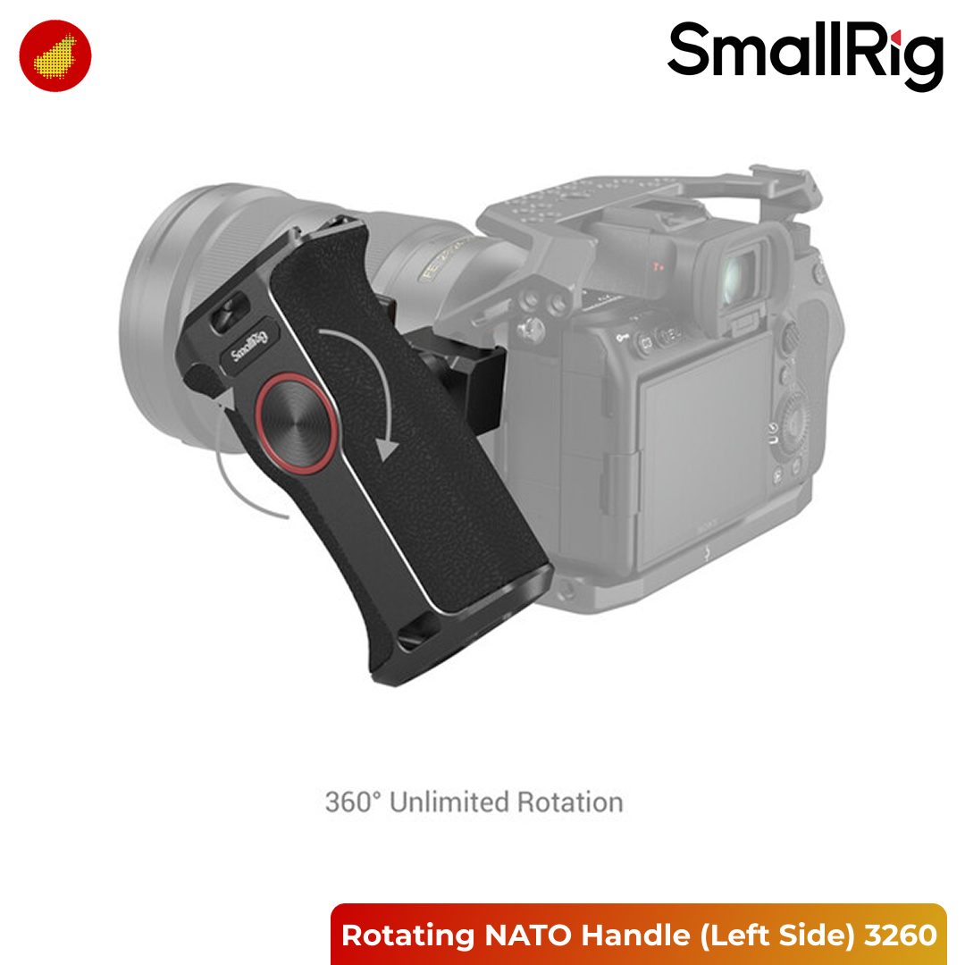 Small Rig 2207 SmallRig Rotating NATO Handle (Left Side)