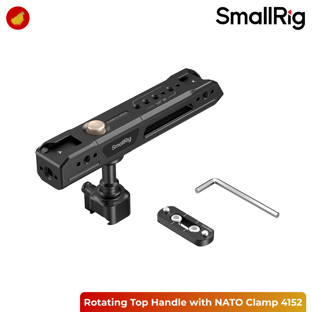 SmallRig Rotating Top Handle with NATO Clamp - 4152