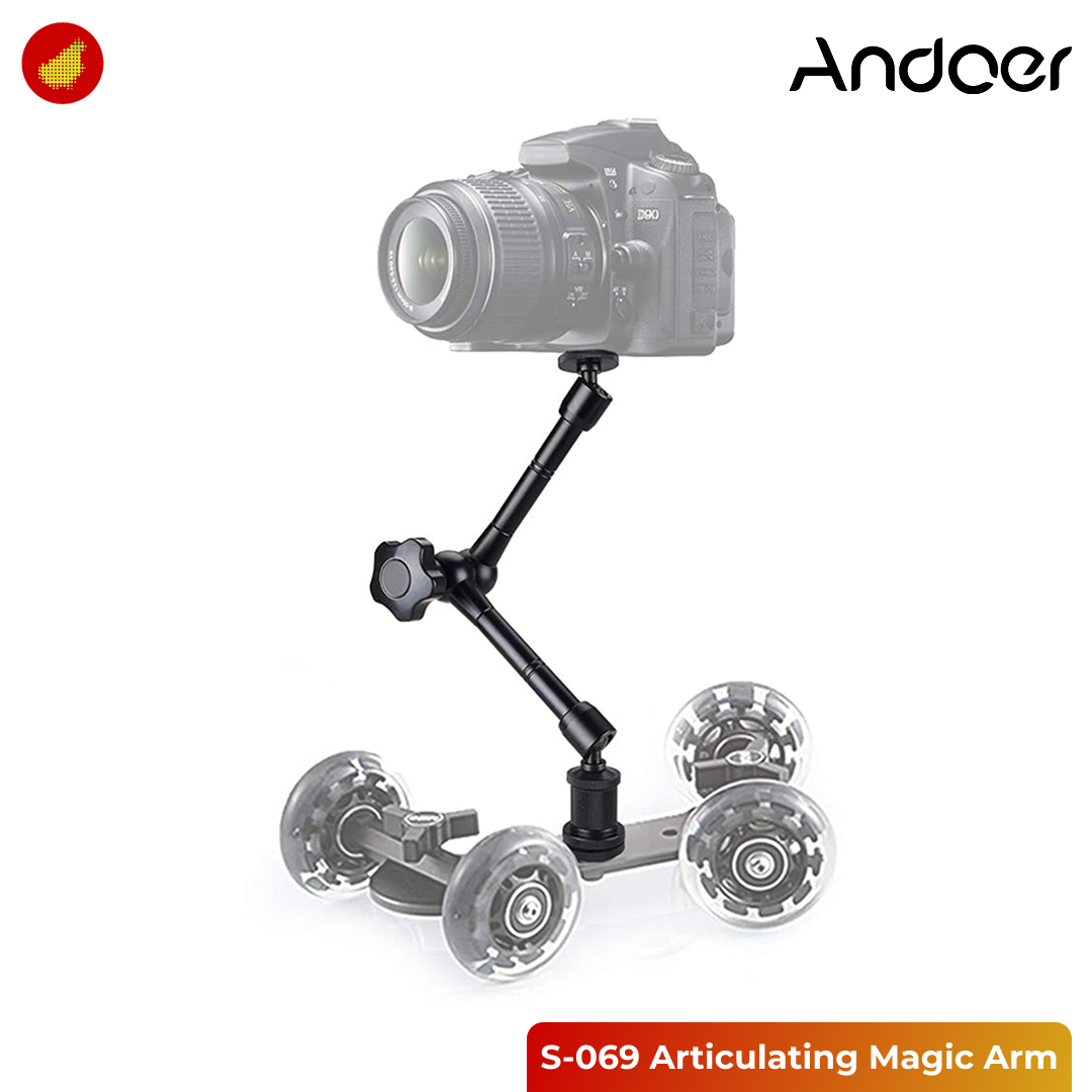 Andoer S-069 Articulating Magic Arm for DSLR LCD Flash