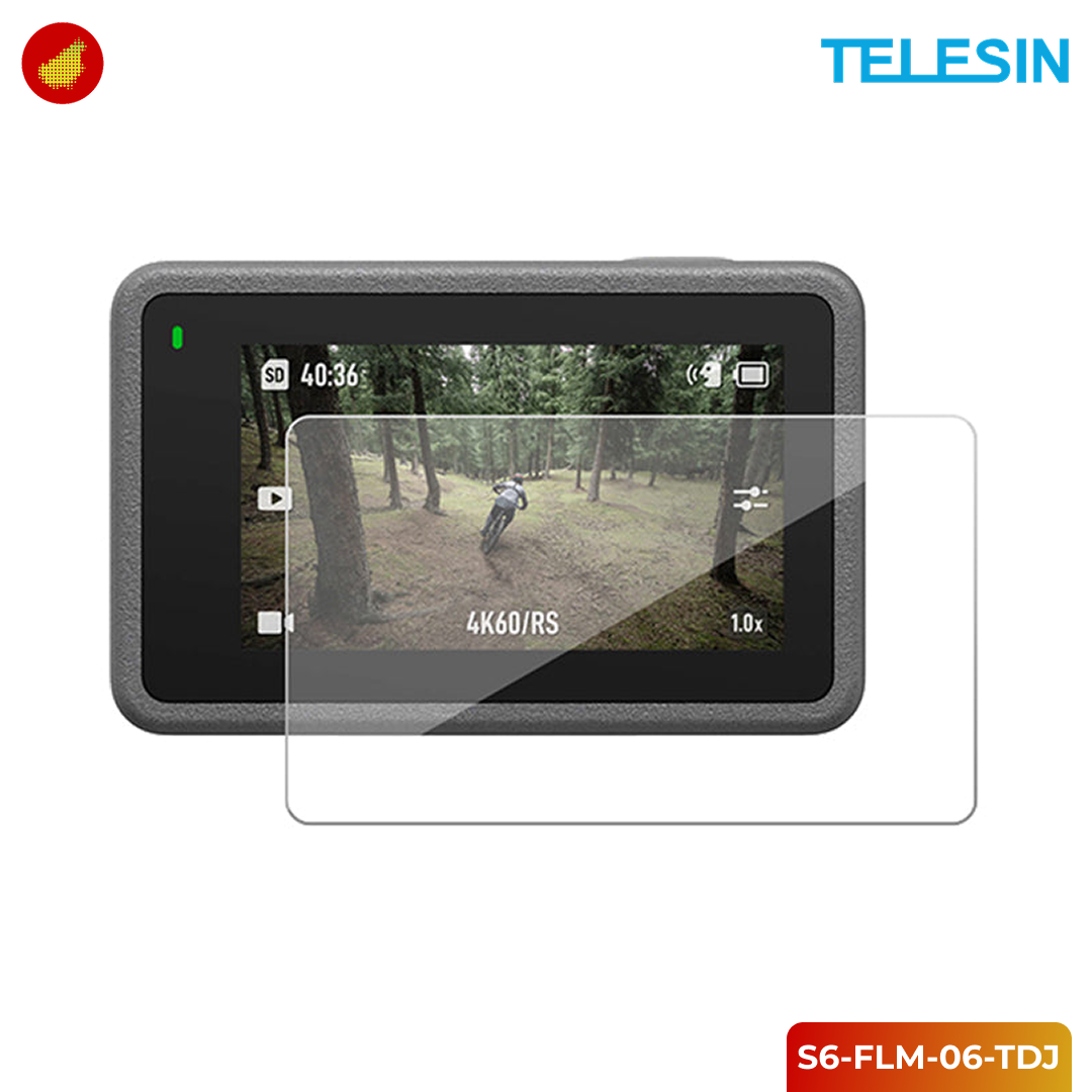 TELESIN Tempered Glass Protective Film for DJI Osmo Action 3 / Action 4 - S6-FLM-06-TDJ