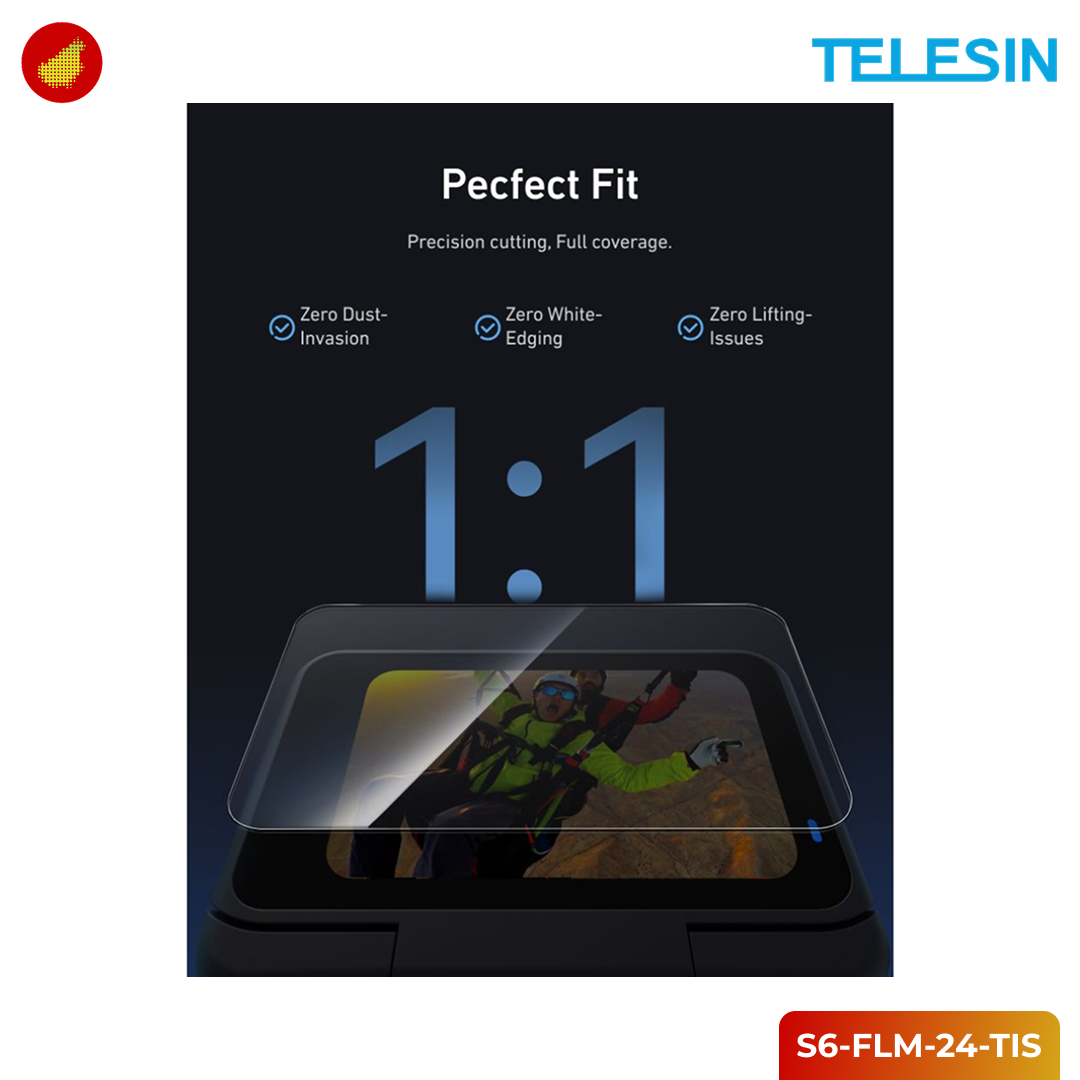TELESIN Tempered Glass Protective Film Insta360 GO Ultra Two Set - S6-FLM-24-TIS