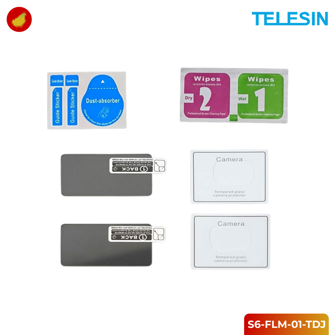 TELESIN Tempered Glass Protective Film Kit for DJI Osmo Pocket 3 / 4 - S6-FLM-01-TDJ