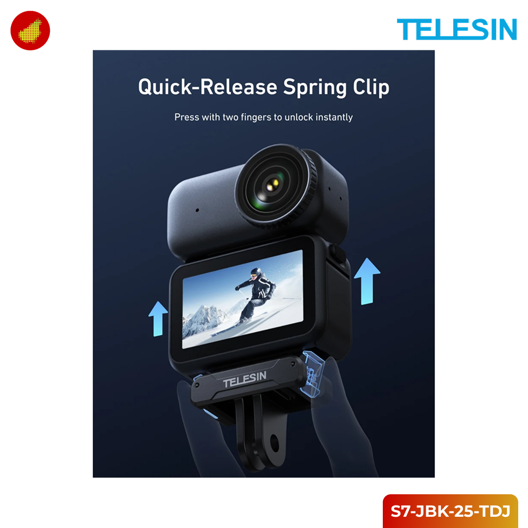 TELESIN Magnetic Quick Release Action Camera Adapter for DJI OSMO Nano - S7-JBK-25-TDJ