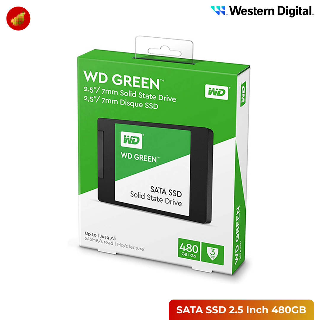 WD Green SATA SSD 2.5 Inch - 480 GB