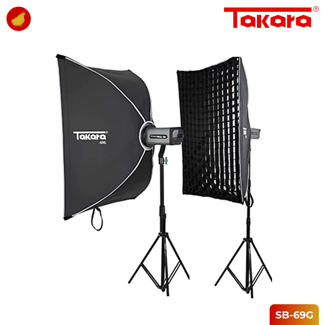 Takara SB-69G Rectangular Softbox 60 x 90cm with Honeycomb Grid