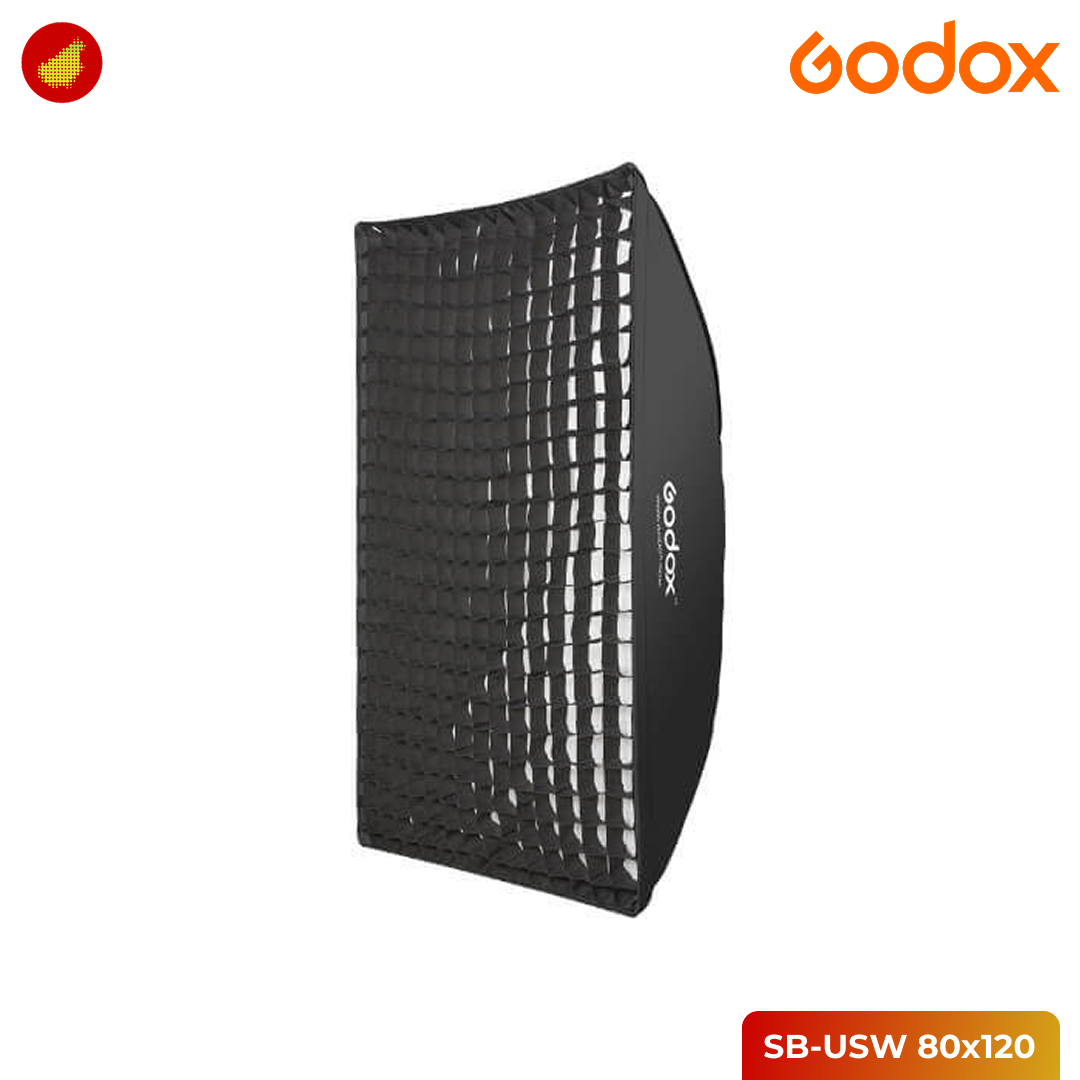 Godox SB-USW with Grid Softbox mount Bowen / 80x120 cm