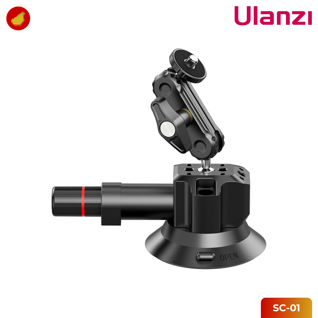 Ulanzi SC-01 Strong Suction Cup Mount for Camera/Phone/Accessory (3