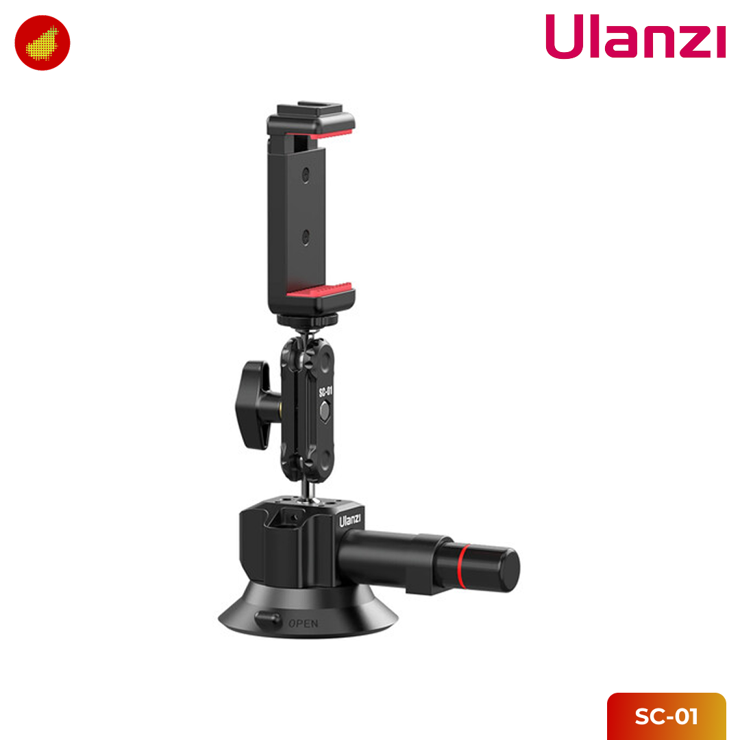 Ulanzi SC-01 Strong Suction Cup Mount for Camera/Phone/Accessory (3