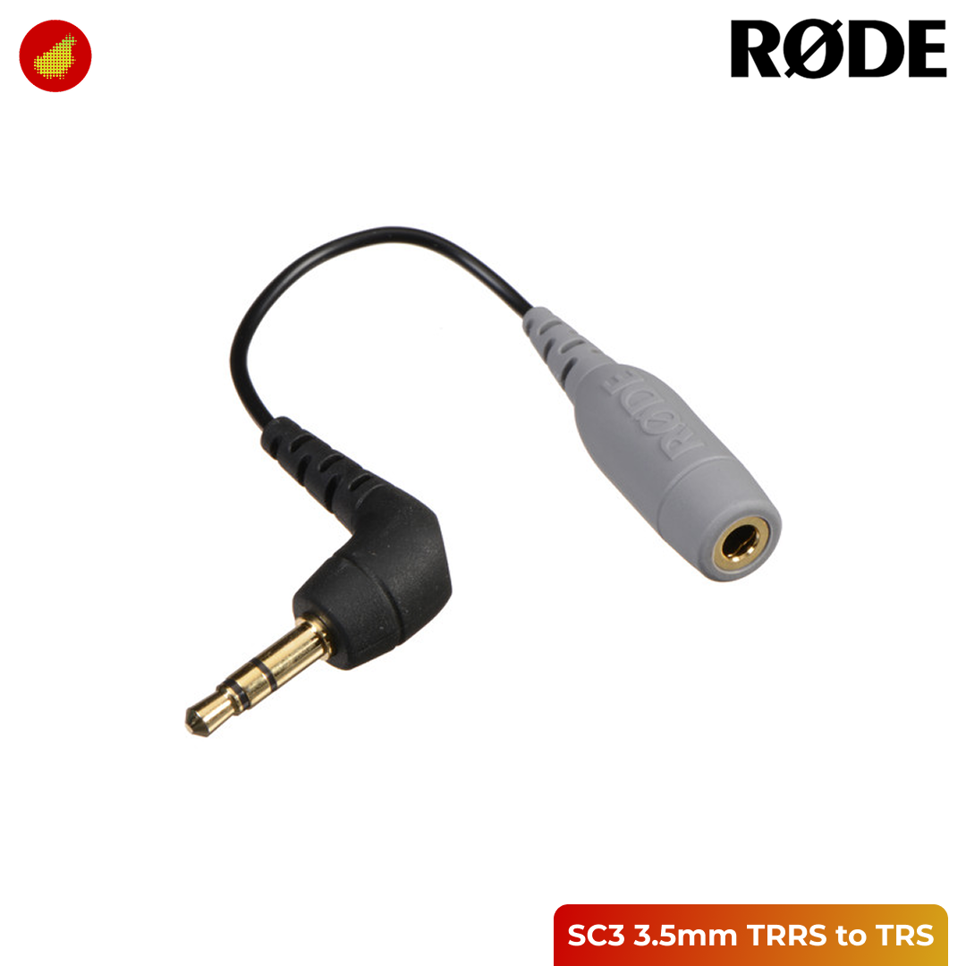 RODE SC3 3.5mm TRRS to TRS Adapter